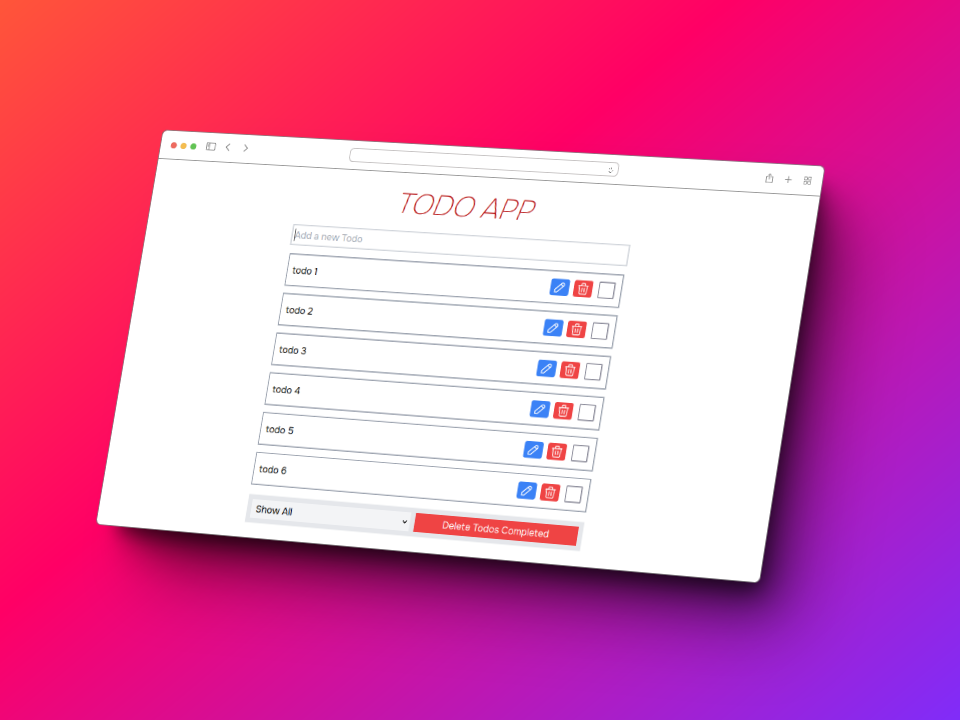 Todo App project image